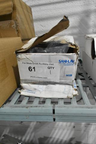 BRAND NEW SCRATCH AND DENT! Sani-Lav N1B Black Brass Insulated Spray Nozzle with Stainless Steel Handle