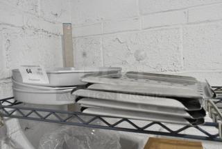 10 BRAND NEW SCRATCH AND DENT! Items Including American Metalcraft HPP16 16" x 1 1/2" Aluminum Heart Shaped Cake Pan and Vollrath 70110 False Bottoms 2/3 Size Stainless Steel Drain Tray for Super Pan 3®. 10 Times Your Bid!