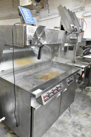 Marshall Air Systems RR5-48.5LT/RT Commercial Floor Style Fry Dumping Station. 208-220 Volts, 1 Phase.
