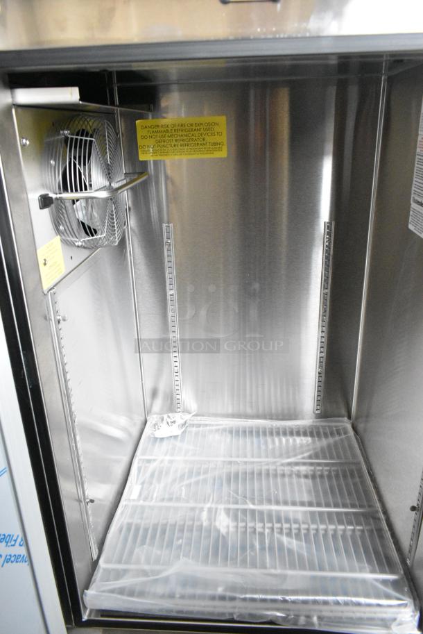 BRAND NEW SCRATCH AND DENT! 2024 Glastender C1FB36 Single Door Undercounter Cooler. 115 Volts, 1 Phase. Tested and Working! - Image 4 of 8