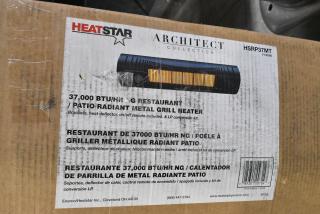 BRAND NEW SCRATCH AND DENT! Heatstar HSRP37MT Patio Radiant Metal Grill Heater. 37,000 BTU.