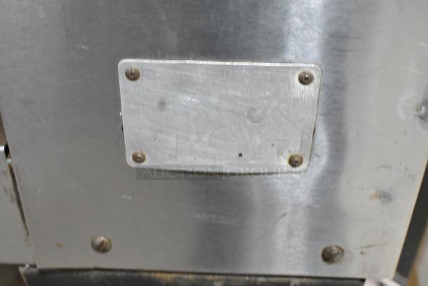 Bakers Pride GS805 Stainless Steel Commercial Natural Gas Powered Single Deck Pizza Oven w/ Cooking Stones on Metal Legs. - Image 2 of 8