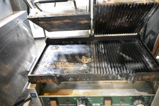 Waring WDG300 Stainless Steel Commercial Countertop Double Panini Press. 240 Volts, 1 Phase. - Image 3 of 6