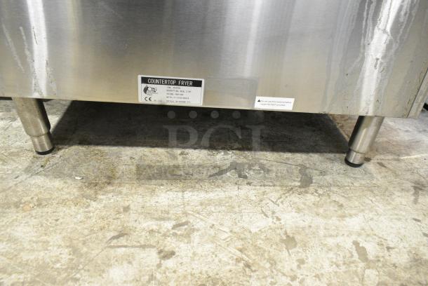 2023 Cooking Performance Group 351EF302 Stainless Steel Commercial Countertop Double Fryer. 208-240 Volts, 1 Phase. - Image 5 of 5