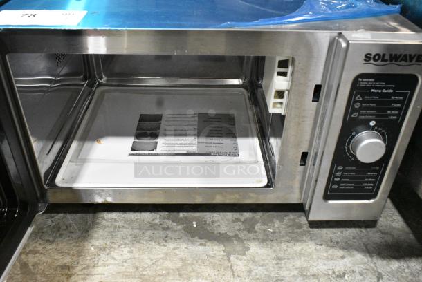 2023 Solwave 180MW1000D Stainless Steel Commercial Countertop Microwave Oven. 120 Volts, 1 Phase. - Image 2 of 5