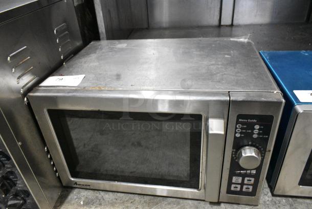 2019 Amana RCS10DSE Stainless Steel Commercial Countertop Microwave Oven. 120 Volts, 1 Phase. - Image 1 of 4