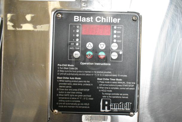 Randell BC-18 Stainless Steel Commercial Blast Chiller w/ 4 Probes. 115/230 Volts, 1 Phase. - Image 2 of 5