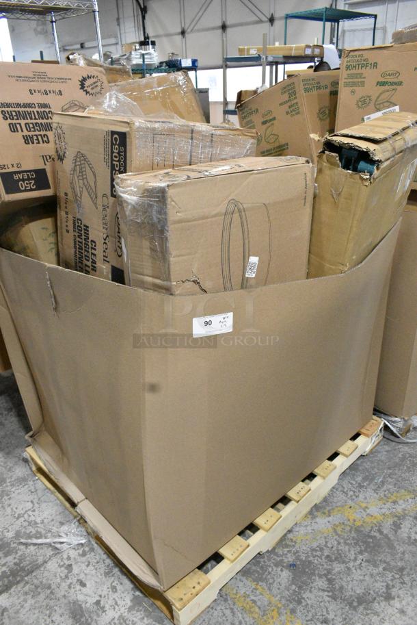 18 BRAND NEW SCRATCH AND DENT! Items Including 301C90PST3 Dart Containers. 18 Times Your Bid! - Image 1 of 3