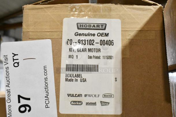 BRAND NEW SCRATCH AND DENT! Hobart 00-913102-00406 Gear Motor - Image 2 of 2