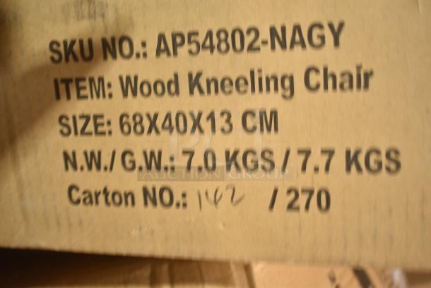 12 BRAND NEW SCRATCH AND DENT! Items Including Wood Kneeling Chair, 612509LCO Choice 9" Round Standard Weight Foil Take-Out Pan with Board Lid - 200/Case, 600HSMS1848 Regency Wall-Mounted 48" x 17 1/2" Hand Sink for (2) 8" Center Faucets, 92246320 Choice Deluxe 8 Qt. Full Size Gold Accent Chafer. 12 Times Your Bid! - Image 4 of 9