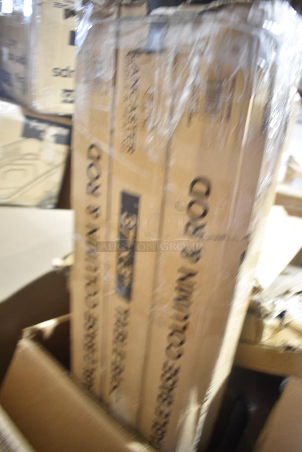 8 BRAND NEW SCRATCH AND DENT! Items Including 164TCOLROD3 Lancaster Table & Seating 37 1/2" Bar Height Table Base Column and Rod, 522UIB1836 Steelton 18" x 36" Underbar Ice Bin with Bottle Holders - 119 lb., Cambro CD160110 Black Camdolly for Cambro Camcarriers, 6000SM242412 Sink, Avantco 178SSDOS6012 Stainless Steel Double Deck Overshelf - 12" x 60". 8 Times Your Bid! - Image 3 of 8