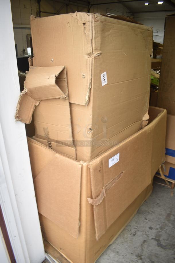 4 BRAND NEW SCRATCH AND DENT! Items Including 600PTSD2460 Regency 16-Gauge Type 304 Stainless Steel Pass-Through Shelf with Overshelf - 24" x 60", 164TB2222 Lancaster Table & Seating 22" x 22" Cross Cast Iron Table Base Plate, 600BSDS2318 Regency 18" x 23" Stainless Steel Blender Station with Dump Sink, 267290003 Acopa Atglen 7 1/4" 18/0 Stainless Steel Medium Weight Dinner / Dessert Spoon - 12/Case. 4 Times Your Bid! - Image 2 of 7