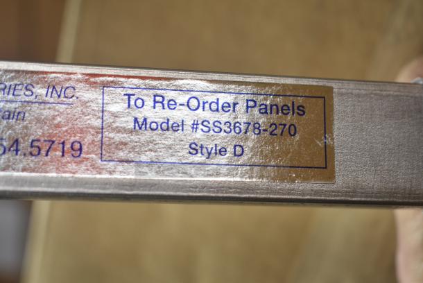 BRAND NEW SCRATCH AND DENT! 2-SUB-ASSEMBLY 270-HINGE 119864 SS3678-270 Style D - Image 5 of 12