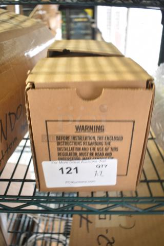 2 BRAND NEW SCRATCH AND DENT! TapRite T5261ST Single Product Secondary Co2 Regulator. 2 Times Your Bid!