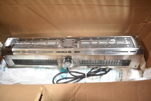 BRAND NEW SCRATCH AND DENT! TMI DT-24-1-120 24" Drive-Thru Window Air Curtain with Electric Heater. 120 Volts, 1 Phase. - Image 1 of 6