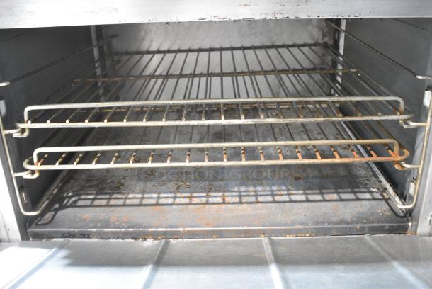 Cooking Performance Group CPG 351S36L Stainless Steel Commercial Propane Gas Powered 6 Burner Range w/ Oven and Back Splash. 210,000 BTU. - Image 7 of 9