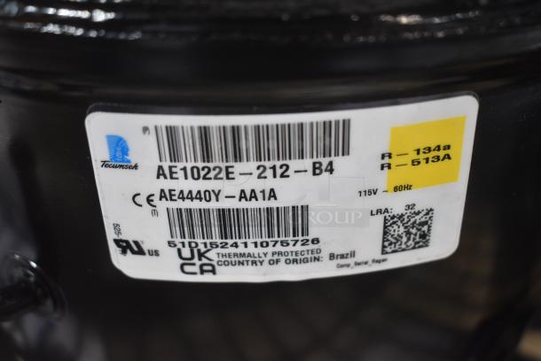 3 Motors Including Tecumseh AE1022E-212-B4, Embraco NEKW60Z, Tecumseh AE1168E-209-B4. 3 Times Your Bid! - Image 3 of 7
