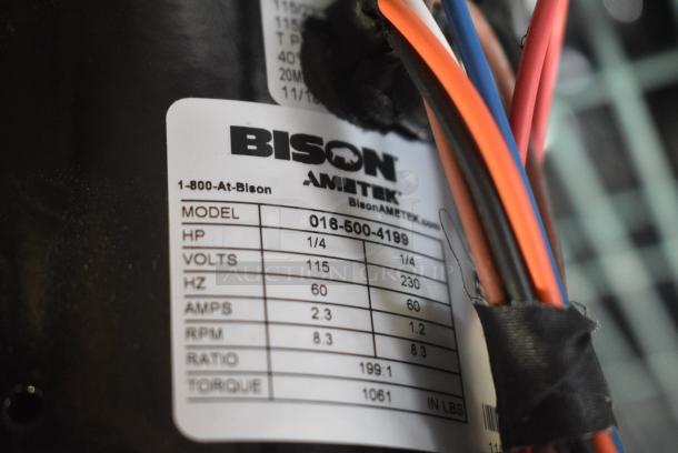 Bison 016-500-4199 Motor. 115/230 Volts, 1 Phase. - Image 5 of 6