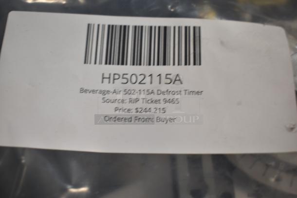BRAND NEW SCRATCH AND DENT! HP502115A Beverage-Air 502-115A Defrost Timer - Image 7 of 7