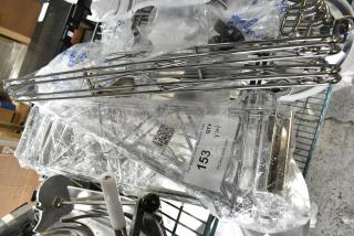 BRAND NEW SCRATCH AND DENT! Lot of Chrome Finish Brackets.
