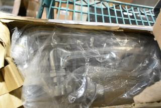 BRAND NEW SCRATCH AND DENT! Assure 190FW812 12" Wall Mounted Swing Spout Swivel Faucet with 8" Centers