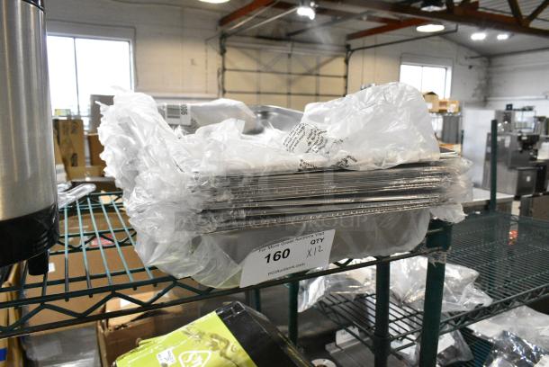 12 BRAND NEW SCRATCH AND DENT! Stainless Steel Full Size Drop In Bins. 12 Times Your Bid! - Image 1 of 2