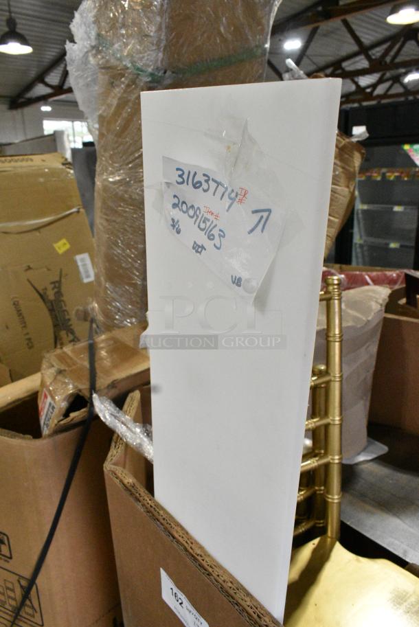 8 BRAND NEW SCRATCH AND DENT! Items Including Chrome Finish Poles, 109APR1826L Regency 20 Pan Side Load Bun / Sheet Pan Rack - Unassembled. 8 Times Your Bid! - Image 2 of 7