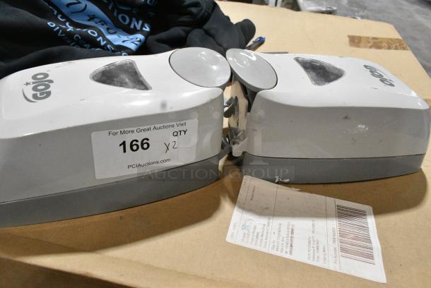 2 BRAND NEW SCRATCH AND DENT! Gojo Poly Wall Mount Soap Dispenser. 2 Times Your Bid! - Image 1 of 1