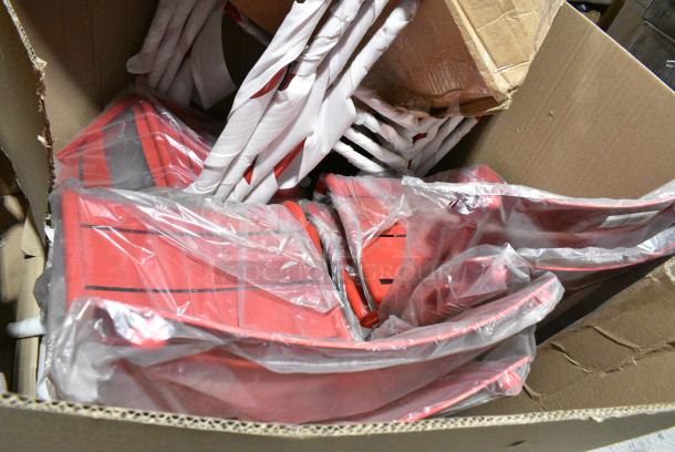 9 BRAND NEW SCRATCH AND DENT! Red Outdoor Chair. 9 Times Your Bid! - Image 2 of 3