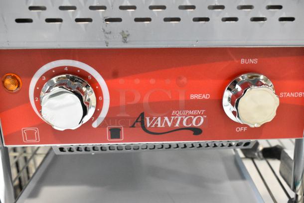 BRAND NEW SCRATCH AND DENT! 2024 Avantco 184T140 Stainless Steel Commercial 10" Wide Conveyor Toaster with 3" Opening. 300 Slices per Hour. 120 Volts, 1 Phase. Tested and Working! - Image 3 of 5