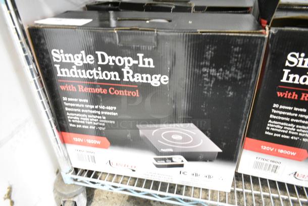 BRAND NEW SCRATCH AND DENT! Avantco DC1800 Drop-In / Countertop Induction Range / Cooker with Remote Control. 120 Volts, 1 Phase. - Image 1 of 3