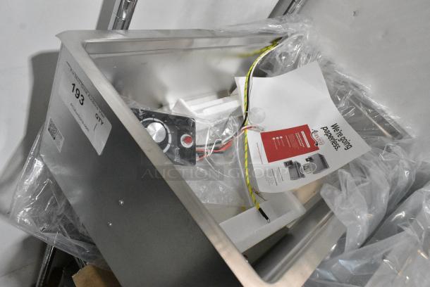 BRAND NEW SCRATCH AND DENT! Avantco 177BMI12SH Bottom Mount Drop-In Full Size Hot Food Well with Square Inside Corners and Drain. 208/240 Volts, 1 Phase. - Image 3 of 3