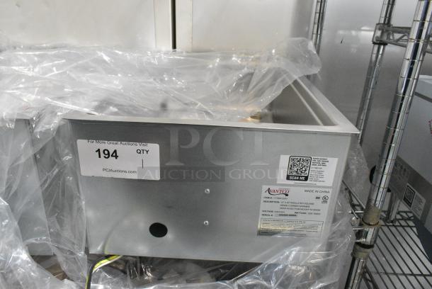 BRAND NEW SCRATCH AND DENT! Avantco 177BMI12SH Bottom Mount Drop-In Full Size Hot Food Well with Square Inside Corners and Drain. 208/240 Volts, 1 Phase. - Image 1 of 4