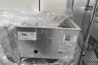 BRAND NEW SCRATCH AND DENT! Avantco 177BMI12SH Bottom Mount Drop-In Full Size Hot Food Well with Square Inside Corners and Drain. 208/240 Volts, 1 Phase.