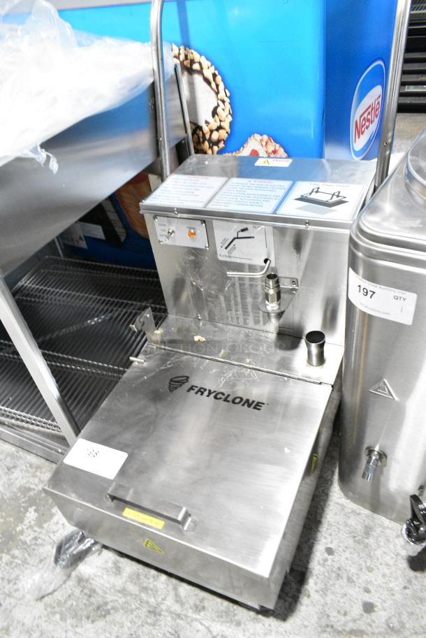BRAND NEW SCRATCH AND DENT! 2024 Fryclone 259OFM55 55 lb. Low-Profile Portable Fryer Oil Filter Machine with 2-Way Pump. 120 Volts, 1 Phase. - Image 2 of 7