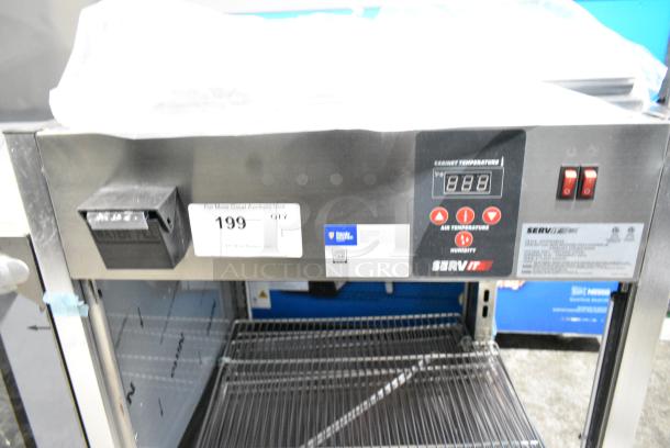BRAND NEW SCRATCH AND DENT! ServIt 423PDW18D2S PDW18D2S 18" Self-Service Countertop Display Warmer with 4 Shelves. 120 Volts, 1 Phase. Tested and Working! - Image 3 of 6