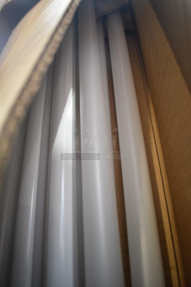 BRAND NEW SCRATCH AND DENT! Box of 10 Satco T8 72" Tube Lights - Image 1 of 4