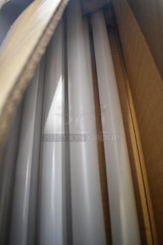 BRAND NEW SCRATCH AND DENT! Box of 10 Satco T8 72" Tube Lights