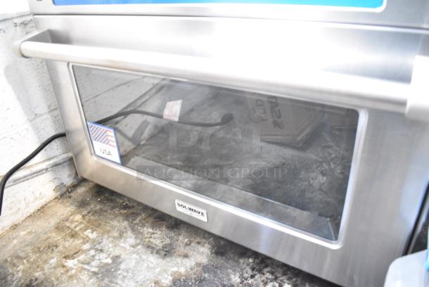 BRAND NEW SCRATCH AND DENT! 2024 Solwave SWAFP22 Ameri-Series Heavy-Duty Commercial Steamer Microwave Oven. 208/240 Volts, 1 Phase. - Image 5 of 8