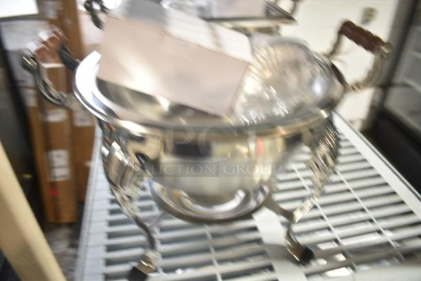 3 BRAND NEW SCRATCH AND DENT! Metal Chafing Dish. 3 Times Your Bid! - Image 3 of 5