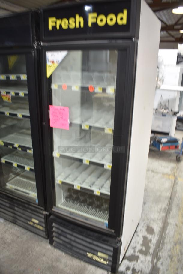 True GDM-23 Metal Commercial Single Door Reach In Cooler Merchandiser w/ Poly Coated Racks. 115 Volts, 1 Phase. Tested and Working! - Image 1 of 8