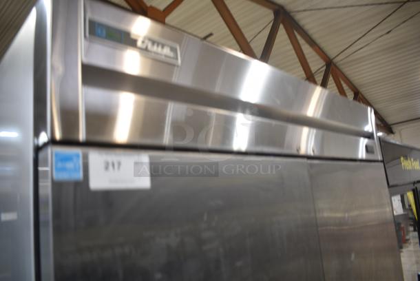 2019 True T-49F-HC Stainless Steel Commercial 2 Door Reach In Freezer w/ Poly Coated Racks on Commercial Casters. 115 Volts, 1 Phase. Tested and Working! - Image 3 of 9