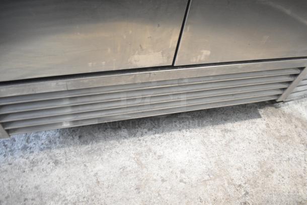 2019 True T-49F-HC Stainless Steel Commercial 2 Door Reach In Freezer w/ Poly Coated Racks on Commercial Casters. 115 Volts, 1 Phase. Tested and Working! - Image 4 of 9