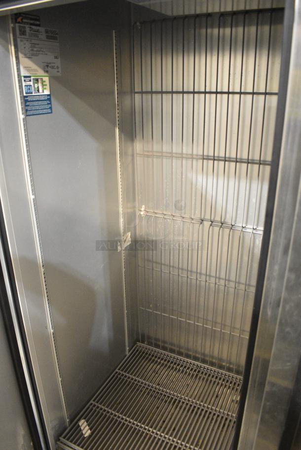 2019 True T-49F-HC Stainless Steel Commercial 2 Door Reach In Freezer w/ Poly Coated Racks on Commercial Casters. 115 Volts, 1 Phase. Tested and Working! - Image 6 of 9