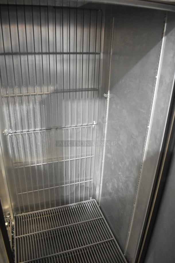 2019 True T-49F-HC Stainless Steel Commercial 2 Door Reach In Freezer w/ Poly Coated Racks on Commercial Casters. 115 Volts, 1 Phase. Tested and Working! - Image 7 of 9