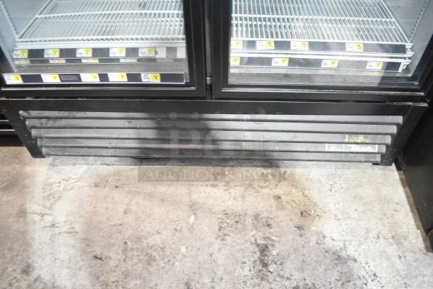 2018 True GDM-49F-HC Metal Commercial 2 Door Reach In Freezer Merchandiser w/ Poly Coated Racks. 115/208-230 Volts, 1 Phase. Tested and Working! - Image 4 of 8