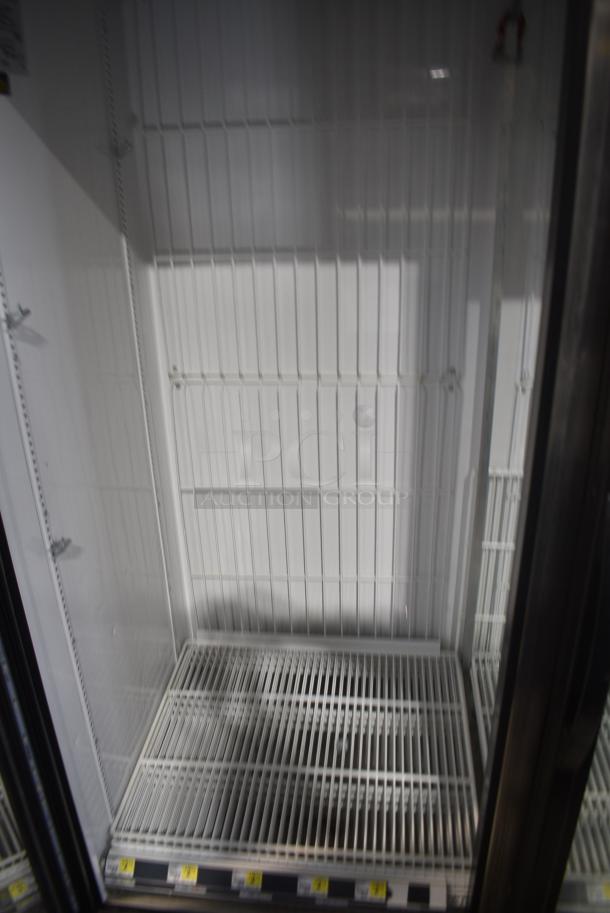 2018 True GDM-49F-HC Metal Commercial 2 Door Reach In Freezer Merchandiser w/ Poly Coated Racks. 115/208-230 Volts, 1 Phase. Tested and Working! - Image 6 of 8