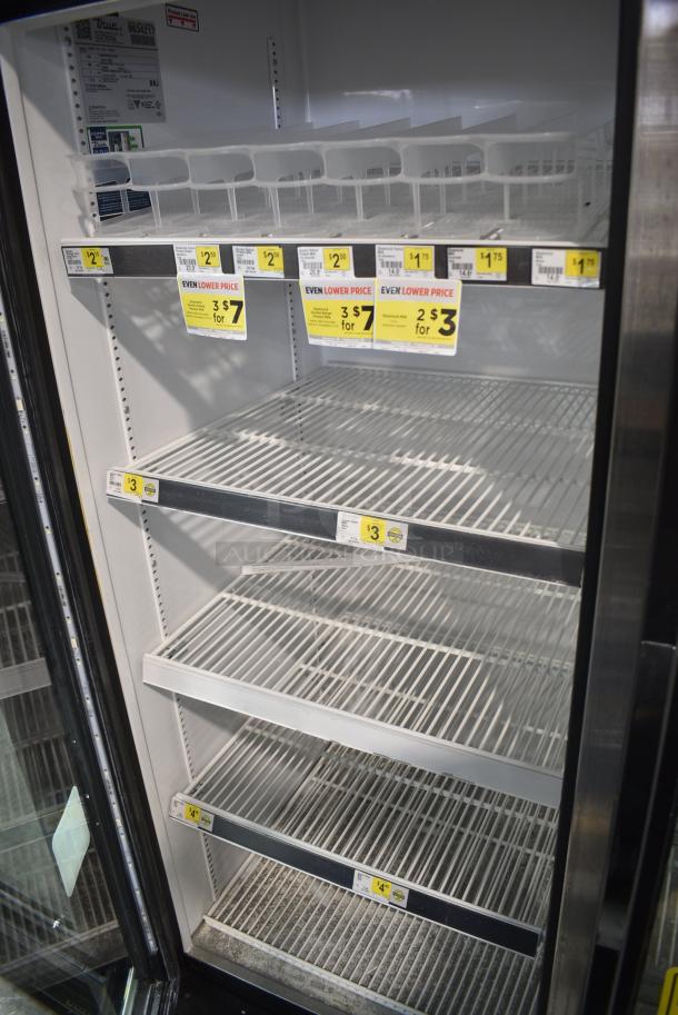 2019 True GDM-72-HC Metal Commercial 3 Door Reach In Cooler Merchandiser w/ Poly Coated Racks. 115 Volts, 1 Phase. Tested and Working! - Image 6 of 10