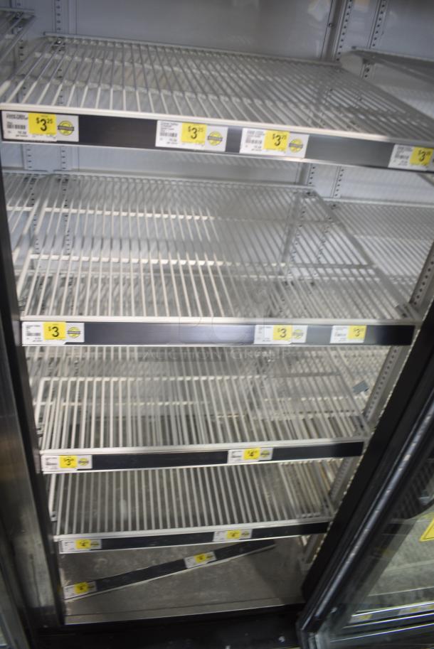 2019 True GDM-72-HC Metal Commercial 3 Door Reach In Cooler Merchandiser w/ Poly Coated Racks. 115 Volts, 1 Phase. Tested and Working! - Image 7 of 10
