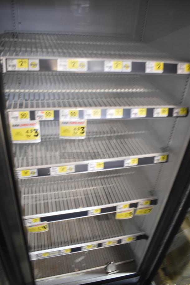 2019 True GDM-72-HC Metal Commercial 3 Door Reach In Cooler Merchandiser w/ Poly Coated Racks. 115 Volts, 1 Phase. Tested and Working! - Image 8 of 10